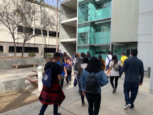 SBVC MESA students visit UCR, Spring 2020
